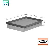 MAHLE LX 643 Air filter
