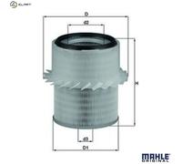 Air filter Filter Insert LX 673 MAHLE for MITSUBISHI PAJERO/SHOGUN L400 Bus