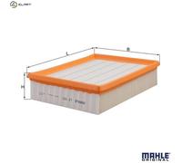 Mahle Original Air Filter Insert LX 691 – Fits Opel Vectra B Hatchback – 244 mm