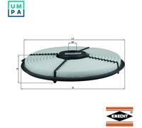 MAHLE LX 729 Air filter