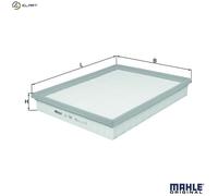 MAHLE LX735 AIR FILTER