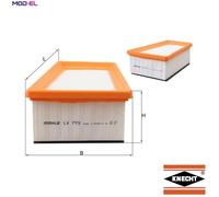 Air Filter fits VAUXHALL VIVARO X83 2.0 01 to 14 Mahle 4408341 4430737 91159955