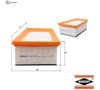 Air Filter fits VAUXHALL VIVARO X83 2.0 01 to 14 Mahle 4408341 4430737 91159955