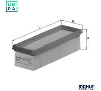 MAHLE LX 788 Air filter