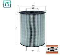 MAHLE ORIGINAL LX 794 Air filter