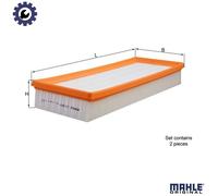 Air Filter LX804/S Mahle 1120940004 1120940604 2730940204 2730940404 A1120940004