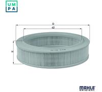 AIR FILTER LX 81 FOR RENAULT 11/Hatchback/Van ENCORE SUPER/5 LUTECIA EXTRA/Box