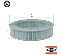 MAHLE LX 81 Air filter