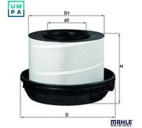 Mahle Original Air Filter Insert LX814/1 520.5mm Outer Diameter Fits Mercedes-Benz