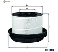 Mahle Original Air Filter Insert LX814/1 520.5mm Outer Diameter Fits Mercedes-Benz