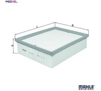 MAHLE Air Filter - LX819