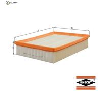 MAHLE LX821 Air Filter Insert 261.5mm Fits Land Rover Discovery Range Rover