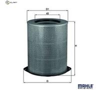 AIR FILTER LX 832 FOR VOLVO FH12/NH12 D12A340/D12D340/D12C340/D12D380 12.1L