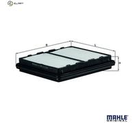 Mahle Original Air Filter LX 848 - Fits Honda CRX EE8 1.6 (89–92) - 17220P07000/17220P07T00