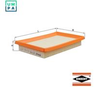 Knecht Filter Air Filter LX 916 - for Fiat, Piaggio, Daihatsu (APE/Porter/Truck/Van/Bus)