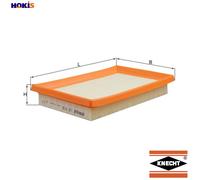 Knecht Filter Air Filter LX 916 - for Fiat, Piaggio, Daihatsu (APE/Porter/Truck/Van/Bus)