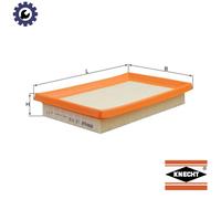 AIR FILTER LX 916 FOR FIAT PIAGGIO APE/TRUCK/Platform/Chassis PORTER/Van/Bus