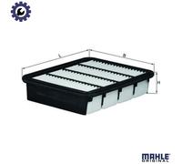 Air Filter fits FORD RANGER 2.5D 99 to 06 Mahle 1213440 3600772 EFA585 Quality