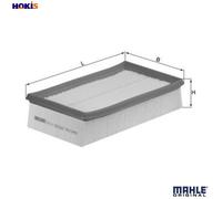 Air Filter LX933/2 Mahle 165460588R 8200437229 70328308 Top Quality Guaranteed
