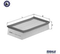 Air Filter LX933/2 Mahle 165460588R 8200437229 70328308 Top Quality Guaranteed