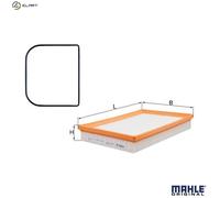 Mahle Original Air Filter LX 977D - Engine Filter - Fits SKODA, VW, SEAT