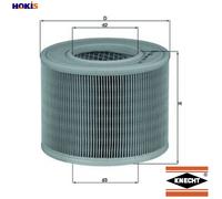 Air Filter LX986 Mahle 04572509 4572491 04572517 4572509 05173166 78571887 New