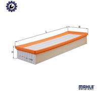 MAHLE LX997 AIR FILTER