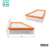MAHLE Air Filter - LX998
