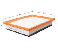 Air Filter fits VW SHARAN 7M 2.0 00 to 10 Mahle 7M3129620 7M3129620A 7M3129621