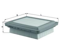 Air Filter LX1061 Mahle 1378081A00 1378081A00000 1378081AU0 1378082A00 70372224