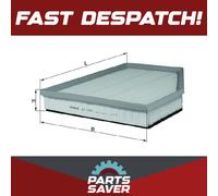 BMW 5 6 Series 520d 535d 635d Diesel Air Filter 2004 to 2011 MAHLE LX1261