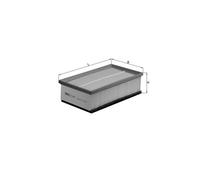 MAHLE LX 1497 Air filter