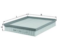 MAHLE Air Filter - LX1586