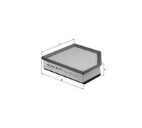 Air Filter LX1593/2 Mahle 30745344 307453440