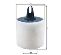 Air Filter LX1651 Mahle 13717532754 7532754