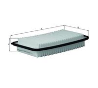 MAHLE Air Filter - LX1692