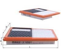 Air Filter LX1850/1 Mahle 6420940304 6420940404 6420942104 6420942804 70549099
