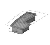 Air Filter LX1936 Mahle 1780170050 70351695 Genuine Top Quality Guaranteed New