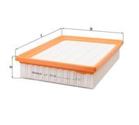 MAHLE Air Filter - LX2085