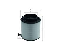 Air Filter LX2091D Mahle 8K0133837Q 8K0133837S 8K0133843
