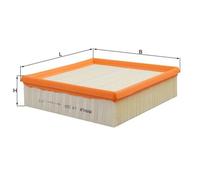 Air Filter LX220 Mahle DA1001 021129620 1444Q2 EAC5672 165465PA0A