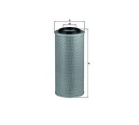 Air Filter LX2635 Mahle 16546G4800