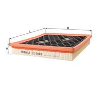 MAHLE Air Filter LX2683