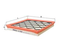 Air Filter LX2882 Mahle 13272717 0834188 0834196 0835056 13301783