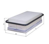 MAHLE Air Filter - LX3187