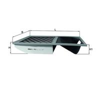 Mahle LX 3677 Air Filter