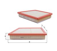 Air Filter fits MINI COUNTRYMAN ONE F60 1.5 1.5D 2017 on Mahle 13718692202 New
