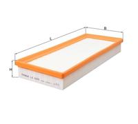 Air Filter LX4205 Mahle 2780940004 A2780940004