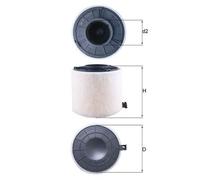 Air Filter LX4407 Mahle 8W0133843A 72455785 79954661 Genuine Quality Guaranteed