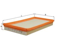 Air Filter fits VOLVO 360 2.0 80 to 90 Mahle 1326352 203339 13263520 463505 New